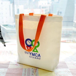 에코백_실크인쇄 YMCA (360*100*360mm)