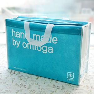 부직포선물세트_블루 선물세트 가방 (400*140*260mm) | 수산물선물세트 제작