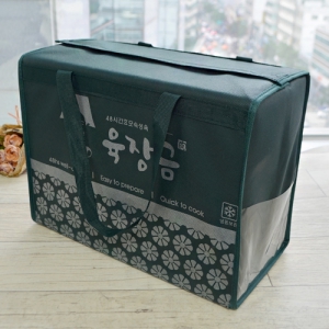 부직포선물세트가방_(인쇄 선물세트 가방) (390*200*290mm) | 정육선물세트 제작