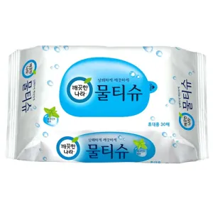 깨끗한나라 페퍼민트 휴대용물티슈 30매