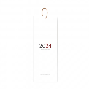 [끈달력] 2024년 3단 끈달력 (150*420mm) | 기능성캘린더 제작