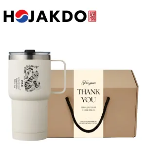 한국전통 K컬쳐 까치와호랑이 호작도 머그컵 525ml 1P 기프팅