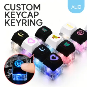 ALIO 커스텀 LED 라이팅 키캡 키링(LED로고인쇄)