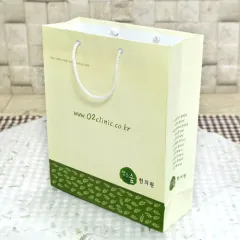 [주문제작] 종이쇼핑백_맑은숲한의원 (240x90x290mm) 상품 이미지