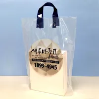 비닐 쇼핑백(LDPE/루프 비닐끈) (400x110x505mm) 상품 이미지