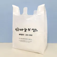 [주문제작] 양날 비닐봉투_불투명 사각 비닐 (310*150*540mm) 상품 이미지