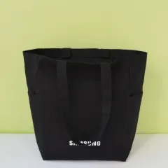 [주문제작] 사이드 포켓 에코백 (280x100x360mm) 상품 이미지