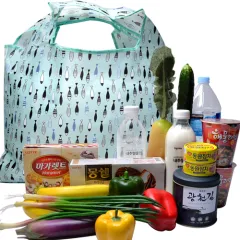 특대형 물고기 포켓 시장가방 장바구니 (590x600mm) 상품 이미지