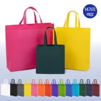 85g 튼튼 부직포가방(M자형) 3종 대/중/소 상품 이미지