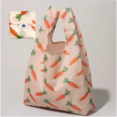 당근 접이식 폴딩백 장바구니 마트가방 (350x350mm) 상품 이미지