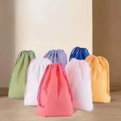 로페리아 칼라 끈조임 보관 주머니가방(소) 상품 이미지