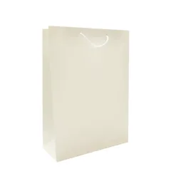 무광 종이쇼핑백 1호(백색) (1묶음-50EA)(300x110x400mm) 상품 이미지
