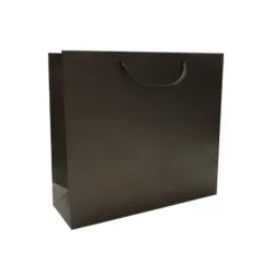 무광 종이쇼핑백 3호(검정) (1묶음-50EA)(330x100x290mm) 상품 이미지