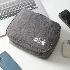 디지털 케이블 정리 USB 파우치 전자기기 파우치 // 인쇄제작가능(품절) 상품 이미지