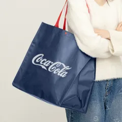 140g 대형 타포린백 네이비(레드끈) (400x250x400mm) 상품 이미지