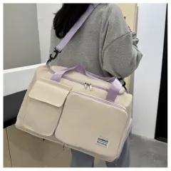 Blossom 아이보리 배색 컬러 피트니스 여행가방 1P 상품 이미지