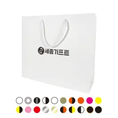 고급 무광 쇼핑백 - 3호 19종 (33x29+10cm / 두께 210g) 상품 이미지