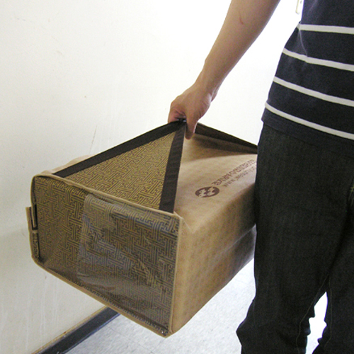 선물세트가방 | 부직포선물세트_골드 배색 선물세트 가방 (460*160*310mm)