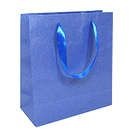 종이쇼핑백 | 펄 종이쇼핑백 T4호 파랑 (220*100*250mm) (1묶음:200장)