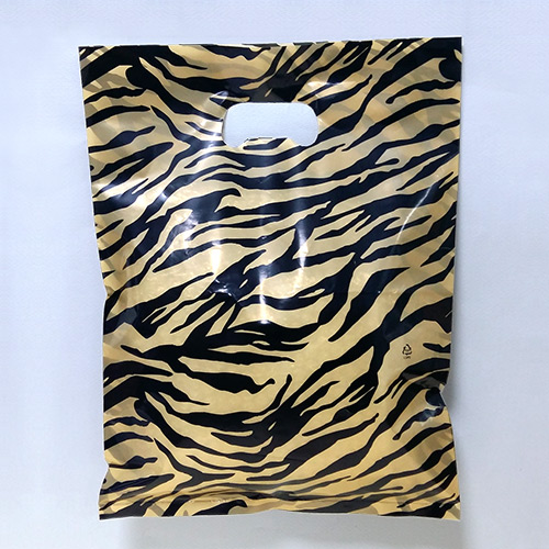비닐쇼핑백(기성) | 비닐봉투(고급팬시용)_지브라(금색)