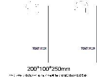 ̼ι | ̼ι_ｺ 200x100x250mm